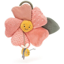 jouet d'éveil en forme de fleur pétunia-detail