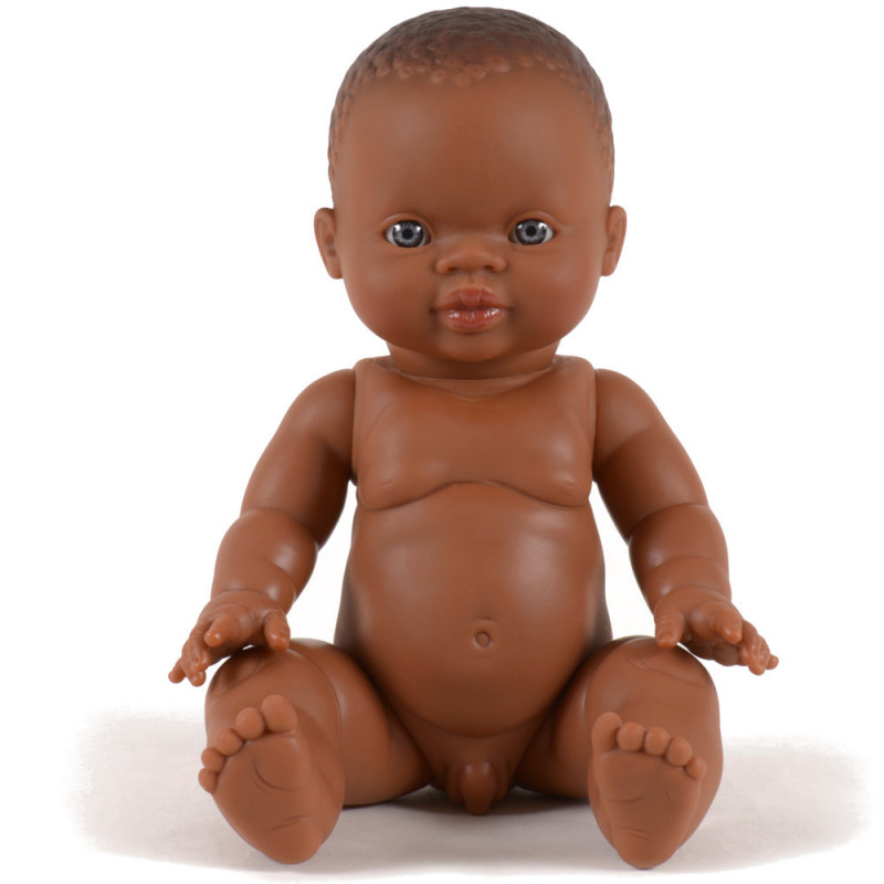 poupée garçon africain minikane