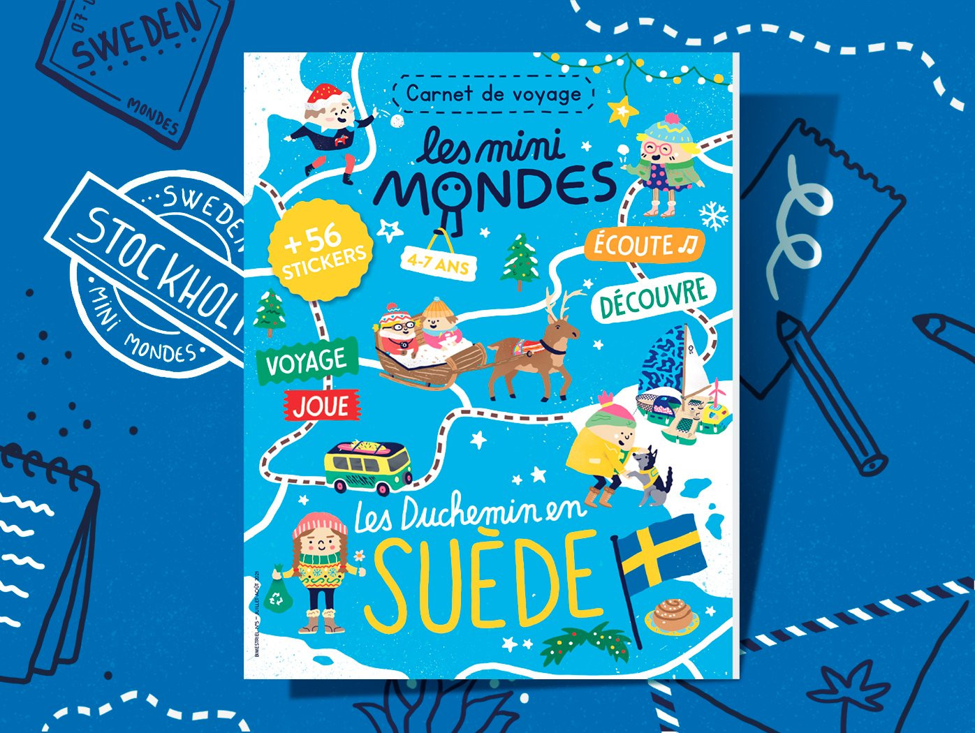 Le carnet de voyage 4+  Suisse - Les Mini Mondes - little cecile
