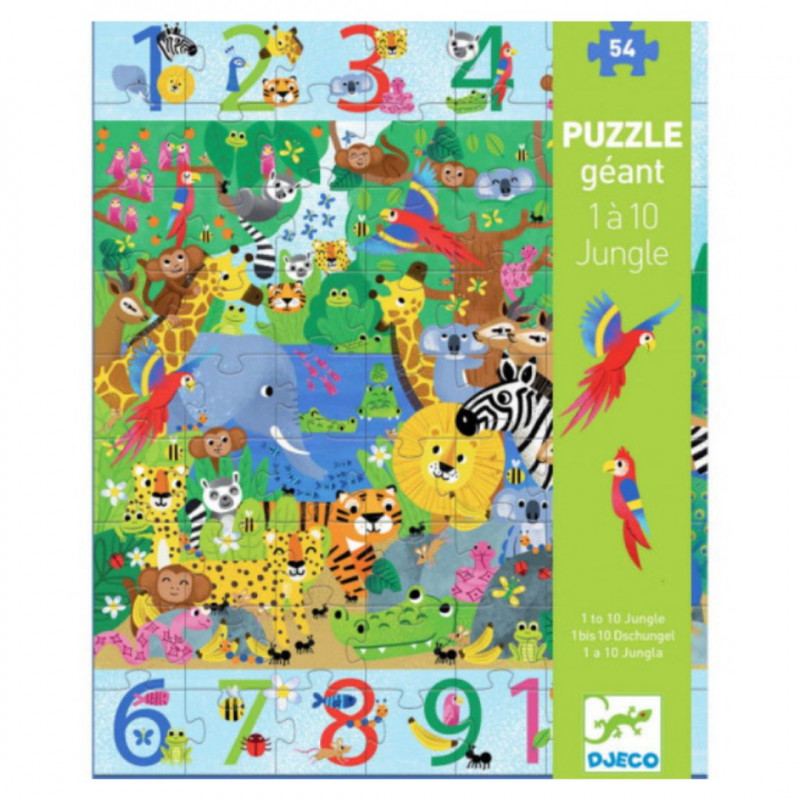 Djeco - puzzle géant jungle