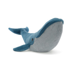 Peluche Gilbert la baleine bleue-detail