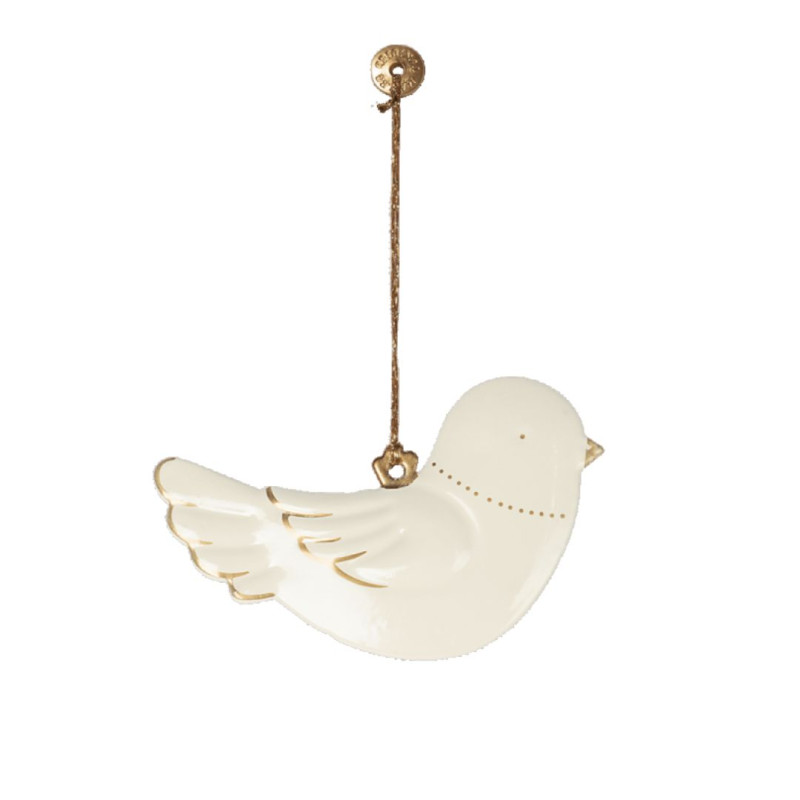 Ornement oiseau, en métal, pour décorer votre sapin | Maileg