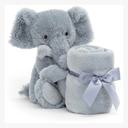 Doudou éléphant bleu - Jellycat-detail