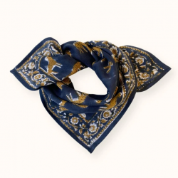 petit foulard manika Bengale orage de la marque Apaches Collections-detail