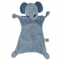 doudou éléphant bleu de la marque Trixie-detail